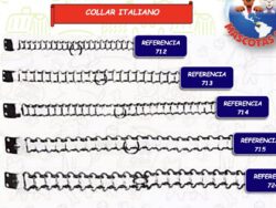 Collar italiano metalico