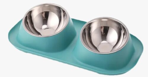 COMEDERO DOBLE ELEVADO ANTI-HORMIGAS
