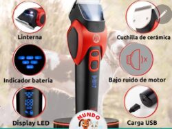 MAQUINA PROFESIONAL CON LINTERNA