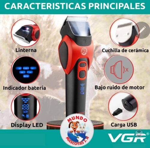 MAQUINA PROFESIONAL CON LINTERNA